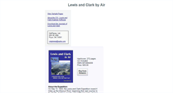 Desktop Screenshot of lewisandclarkbyair.com