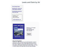 Tablet Screenshot of lewisandclarkbyair.com